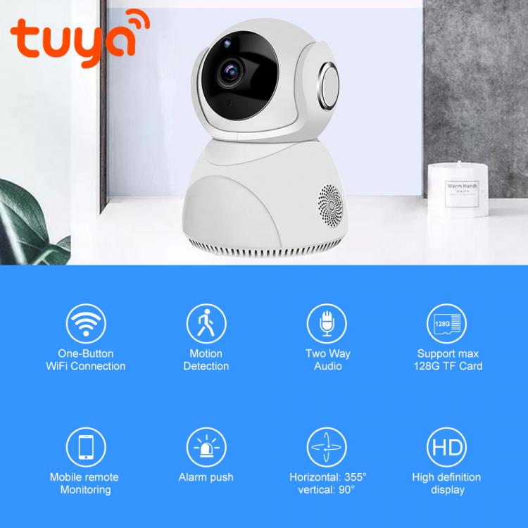 家用WIFI無線網(wǎng)絡攝像機高清300萬TUYA涂鴉智能3MP監(jiān)控攝像頭YT20 室內(nèi)網(wǎng)絡攝像機 第7張-家家安科技 家用WIFI無線網(wǎng)絡攝像機高清300萬TUYA涂鴉智能3MP監(jiān)控攝像頭YT20 室內(nèi)網(wǎng)絡攝像機 第7張