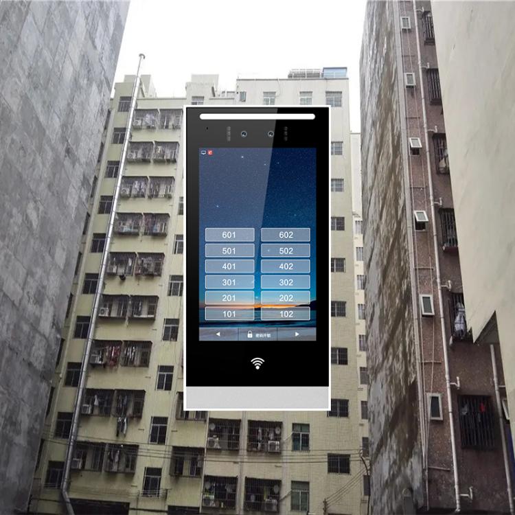 獨(dú)棟多戶小區(qū)樓宇可視對(duì)講舊改涂鴉人臉識(shí)別門(mén)禁手機(jī)對(duì)講系統(tǒng) 別墅/小區(qū)/公寓可視對(duì)講 第1張