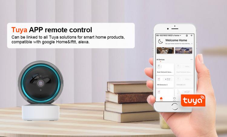 家用IP網(wǎng)絡(luò)攝像機(jī)Tuya涂鴉智能云臺WIFI無線監(jiān)控攝像頭高清YT16 室內(nèi)網(wǎng)絡(luò)攝像機(jī) 第4張