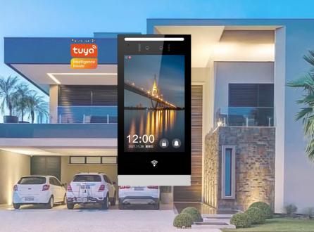 別墅小區涂鴉人臉識別可視對講門禁電梯視頻語音呼叫