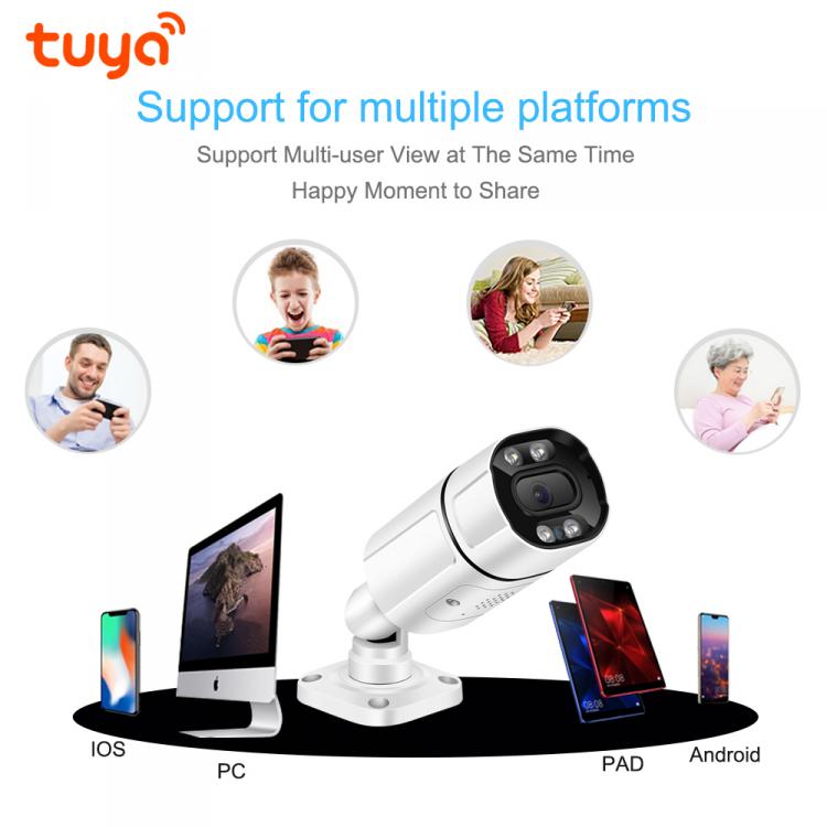 戶外防水WIFI槍機攝像頭tuya涂鴉高清監控攝像機IPCamera 室外防水攝像機 第5張