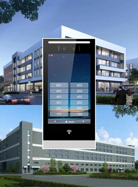 工業(yè)園區(qū)工廠生產(chǎn)廠房人臉識(shí)別語音呼叫可視對(duì)講門禁系統(tǒng)