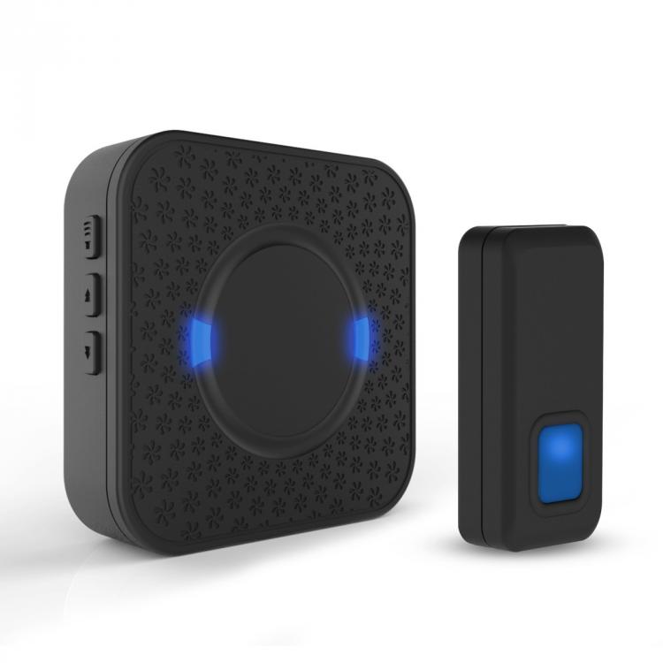 交流供電家用遠距離遙控無線門鈴N6黑 交流供電門鈴 第1張-家家安科技 交流供電家用遠距離遙控無線門鈴N6黑 交流供電門鈴 第1張