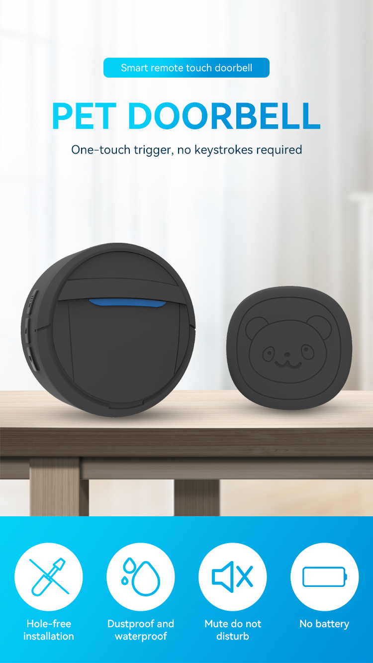 LIKEPAI Wireless Pets Doorbell Ring Bell Waterproof White And Black Optional older call bells baby sos calling Product Center 第4張
