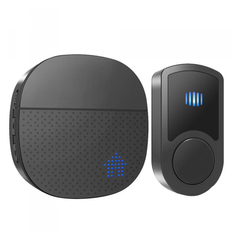 交流供電無線家用防水門鈴300米遠(yuǎn)距離傳輸55首鈴聲美規(guī)歐規(guī)英規(guī)澳規(guī)日規(guī)插頭無線門鈴N98G 交流供電門鈴 第1張