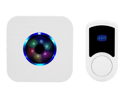 交流供電無線家用防水門鈴N65G遠距離300米傳輸55首鈴聲美規歐規英規澳規日規插頭無線門鈴