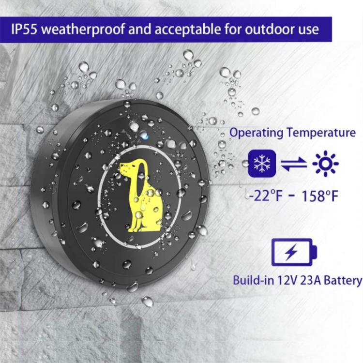 寵物觸摸無線門鈴老人呼叫器按鈕一鍵求助家用無線門鈴數顯多防區 品牌動態 第6張