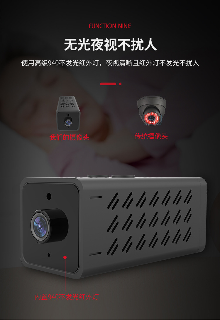 tuya無線WIFI高清迷你電池攝像機3000mah大容量mini高清監控攝像頭涂鴉4G電池監控 品牌動態 第5張