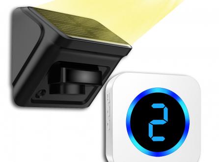 車道報警器與LED數顯多防區無線門鈴多種組合在別墅及家庭安保上的應用解讀